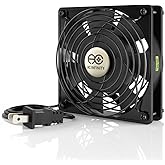 AC Infinity AXIAL 1225, Quiet Muffin Fan, 120V AC 120mm x 25mm Low Speed, UL-Certified for DIY Cooling Ventilation Exhaust Pr