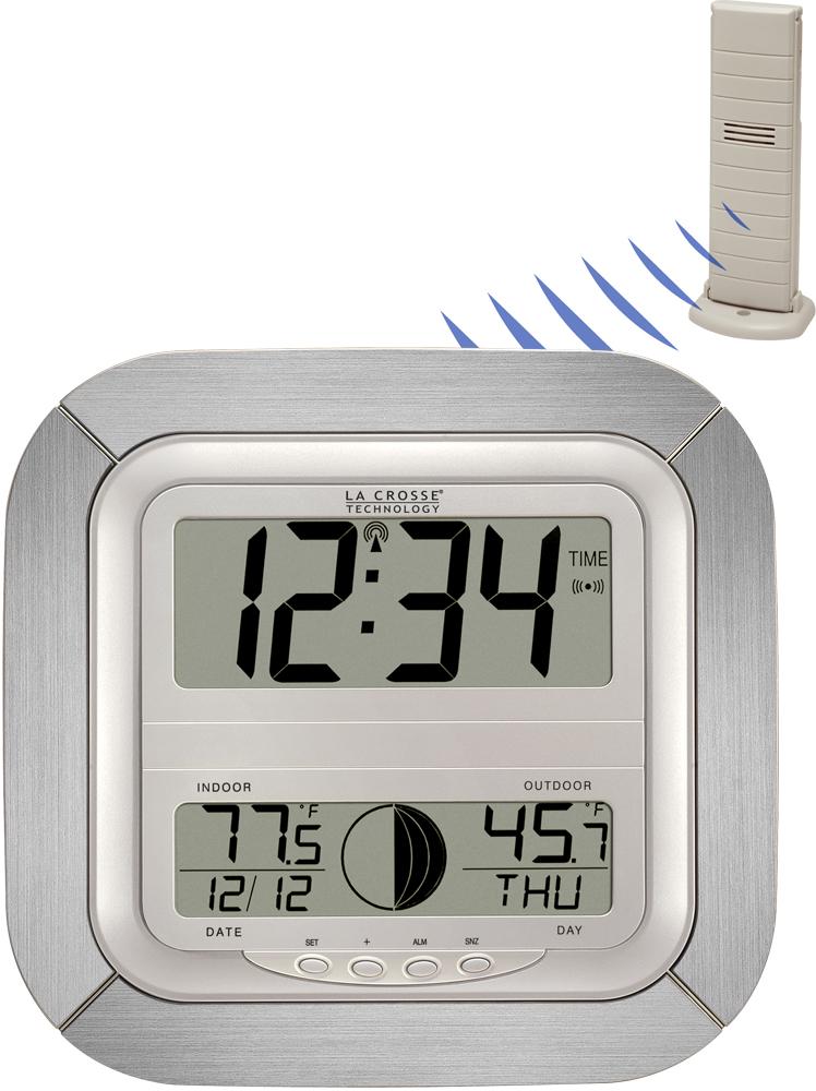 La Crosse Technology Ws8418AlIt Atomic Digital Wall Clock