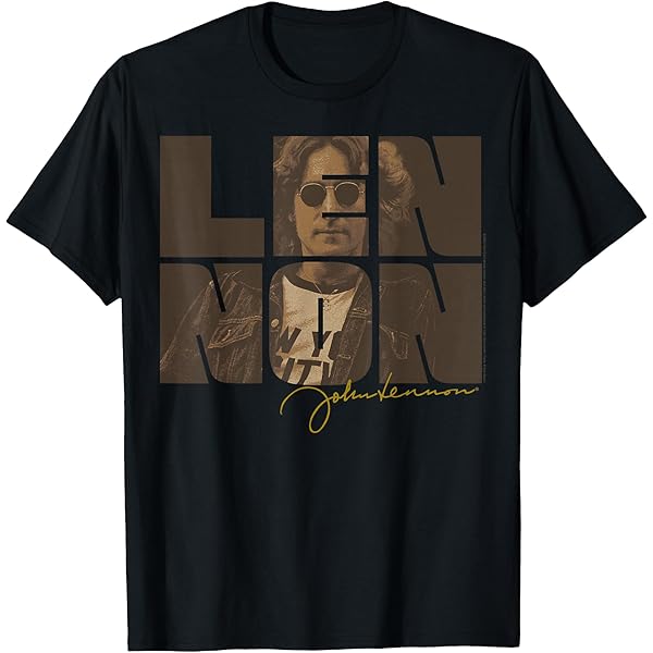 Amazon.com: John Lennon - Oversized Face T-Shirt : Clothing, Shoes
