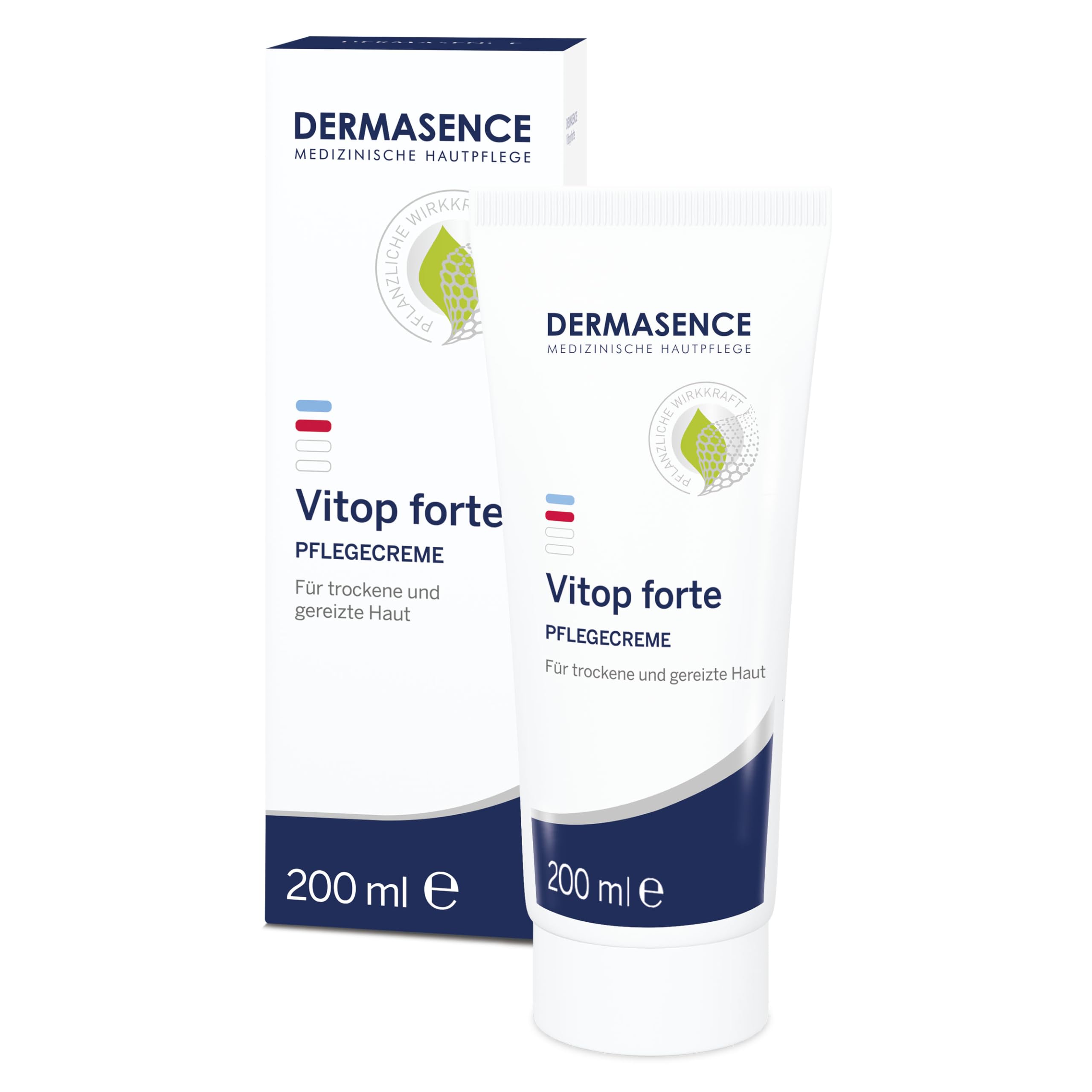 DERMASENCE Vitop forte Pflegecreme, 200 ml Cream