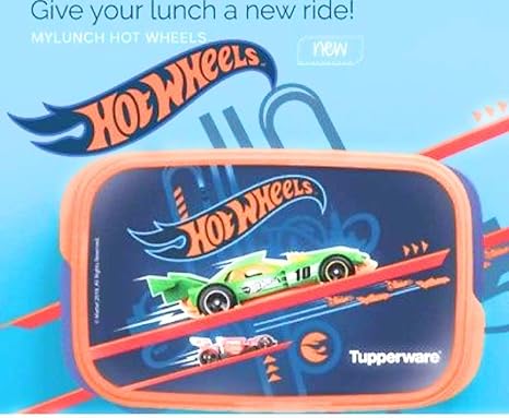 tupperware hot wheels lunch box