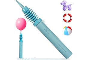 by DECOCHAMP Deco Pumps Mini - 2-Way Dual Action Mini Air Pump Manual Balloon Inflator Portable Air Pump for Balloons Manual 