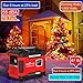 Rockpals 2000-Watt Super Quiet Inverter Generator, 9 Hours Time Portable Camping Gas Power Generator, CARB Compliant With Eco-Mode, Parallel Ready, Dual 120V AC Outlet, 2 USB Ports, 12V DC Output