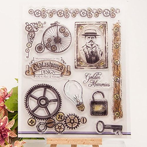 Numkuda Vintage Clear Silicone Rubber Seal Stamp DIY Album Scrapbooking Photo Card Decor