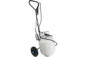 GasBRUH Portable Propane Tank Dolly with Wheels, Propane Tank Cart for Weed Torch, Fire Pit, Heater, Gas Trolley for Blow Torch, Cart for 5lb/20lb Propane Tank (Cylinder and Torch Not Included)