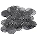 25 Ultra Premium TITANIUM Grade 2 Beamer Tobacco Smoking Pipe Bowl Screens - 5/8" (.625) for Tobacco Pipes. Higher Burning Point. Compare to Brass, Steel & Glass Screens. + Beamer Smoke Sticker