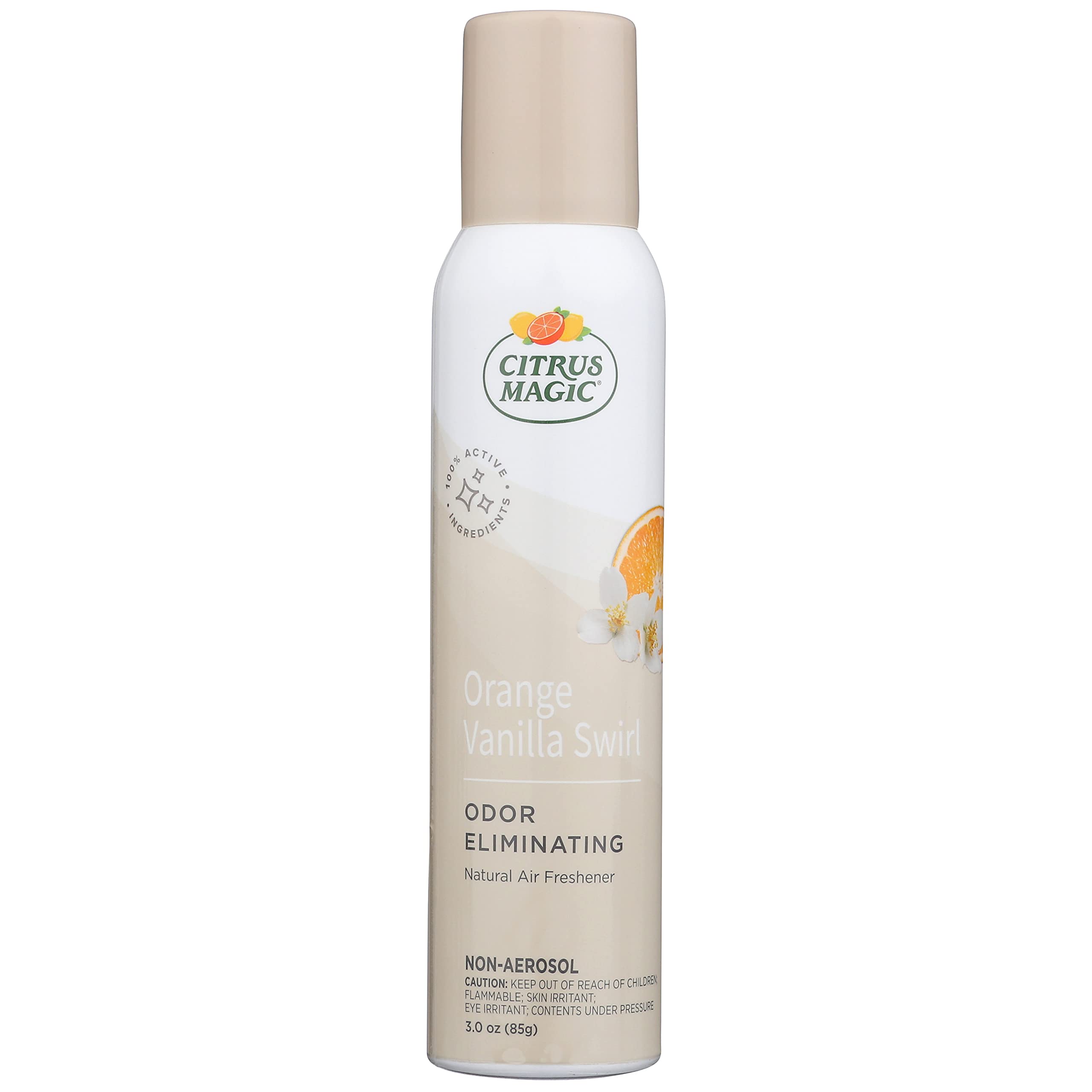 Citrus Magic Odor Eliminating Air Freshener Spray Orange-Vanilla Swirl, 3-Ounce, Pack of 3, 3.0 oz, 3 Count