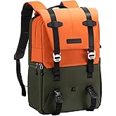 K&F CONCEPT Camera Backpack, Camera Bags for Photographers Large Capacity Camera Case with Raincover,15-15.6 Inch Laptop Compartment Compatible for Canon/Nikon/Sony/DJI Mavic Drone(Backpack 20L)