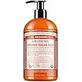 Dr. Bronner's - Organic Sugar Soap (Tea Tree, 12 Ounce) - Made with Organic Oils, Sugar and Shikakai Powder, 4-in-1 Uses: Hands, Body, Face and Hair, Cleanses, Moisturizes and Nourishes, Vegan