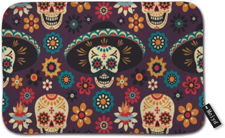 Best Gift Day Dead Sugar Skull Nature Doormat Entrance Mat Floor