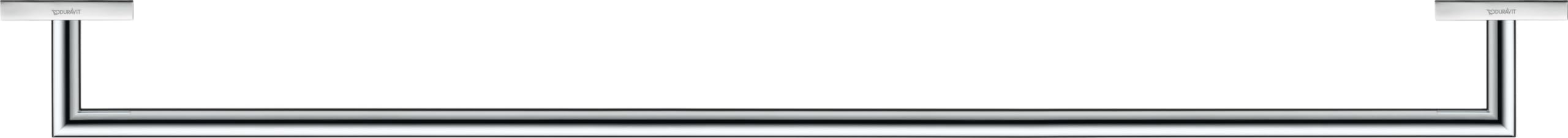 Duravit Karree Towel Rail Chrome