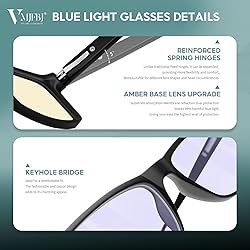 VMJFBJ Blue Light Blocking Glasses For Men/Women