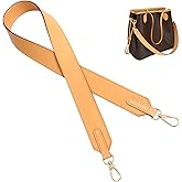 jiesinlov Vachetta Leather wide Straps Crossbody Replacement Bag Shoulder Strap for Neverful Graceful Speedy25 30 35 Tote Handbag Wide shoulder straps(Beeswax-115)