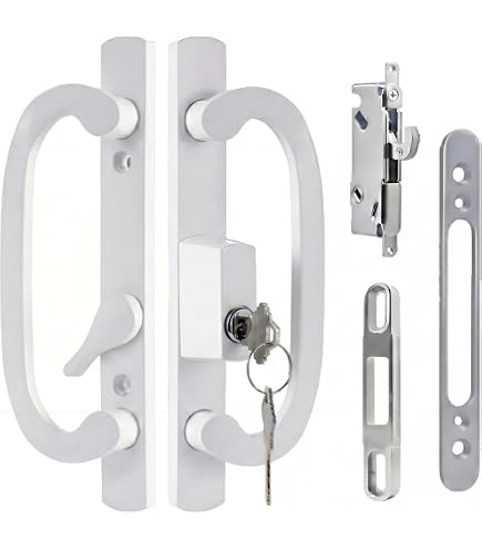 TechnologyLK Sliding Glass Patio Door Handle Set, Mortise Type