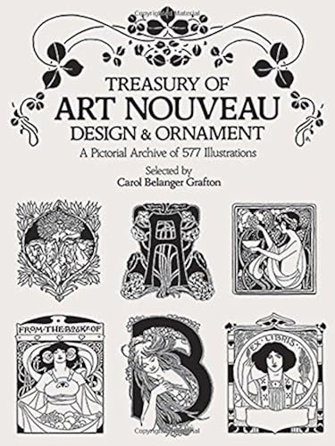 Download Treasury of Art Nouveau Design and Ornament: A Pictorial Archive of 577 Illustrations PDF