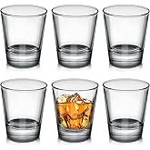 OBTANIM 6 Pack Shot Glasses, 1.5 oz Clear Shot Glass Cups Set with Heavy Base for Bar Restaurants Home