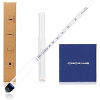 Circrane 0-200 Proof & Tralle Alcohol Hydrometer, Accurate Tester for Liquor, Distilling Moonshine Alcoholmeter