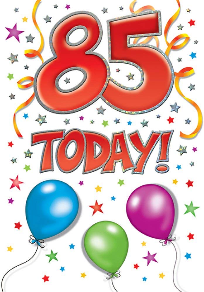 Piccadilly Greetings Modern Milestone Age Birthday Card Age 85 - 7 x 5 inches