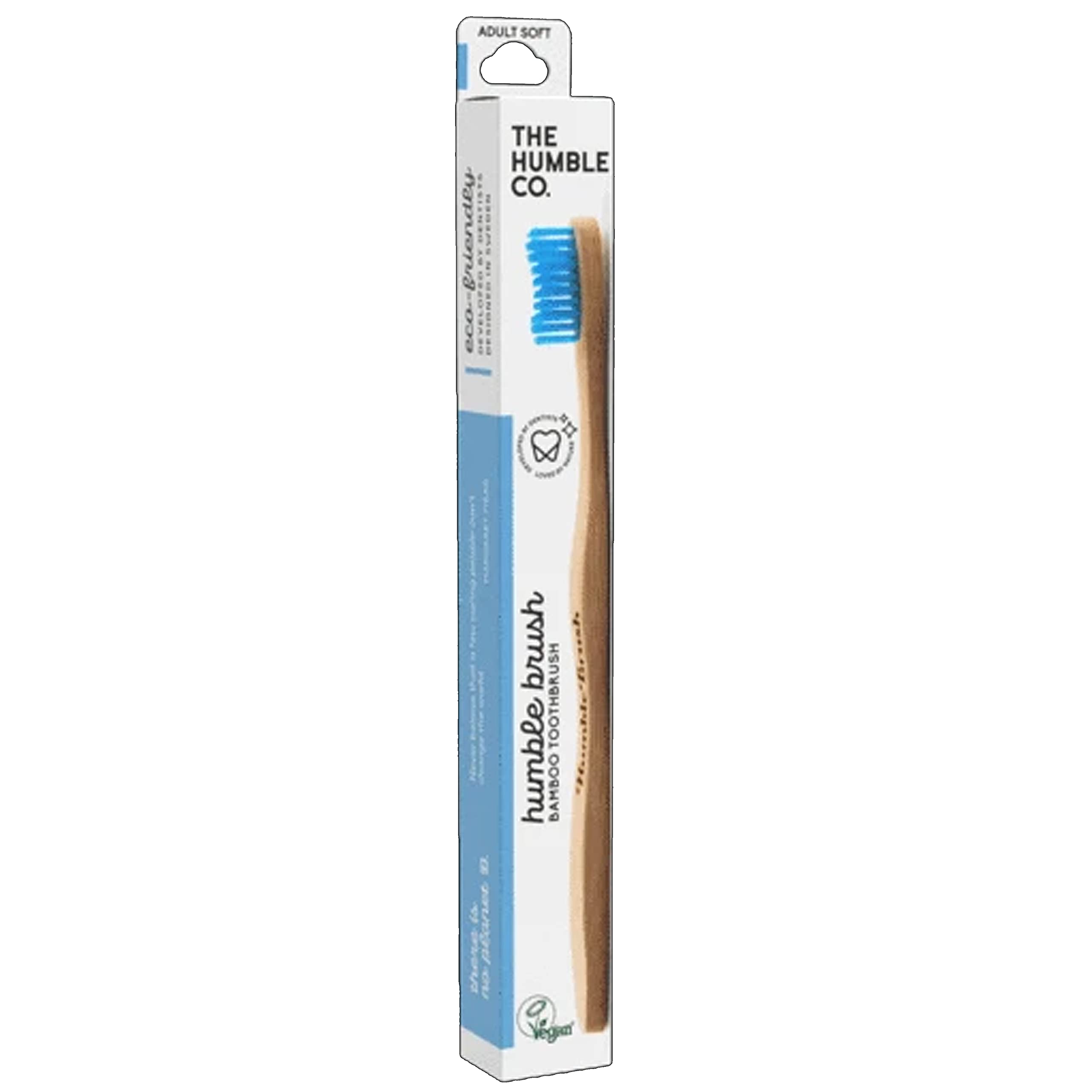 Humble Brush Adult Blue Soft Toothbrush 1 Brush — image 1