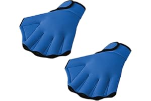 Swimming Gloves,Aqua Fit Swim Training Gloves Neoprene Gloves Webbed - Waterproof Webbed Mittens for Women, Men, Swimming Tra