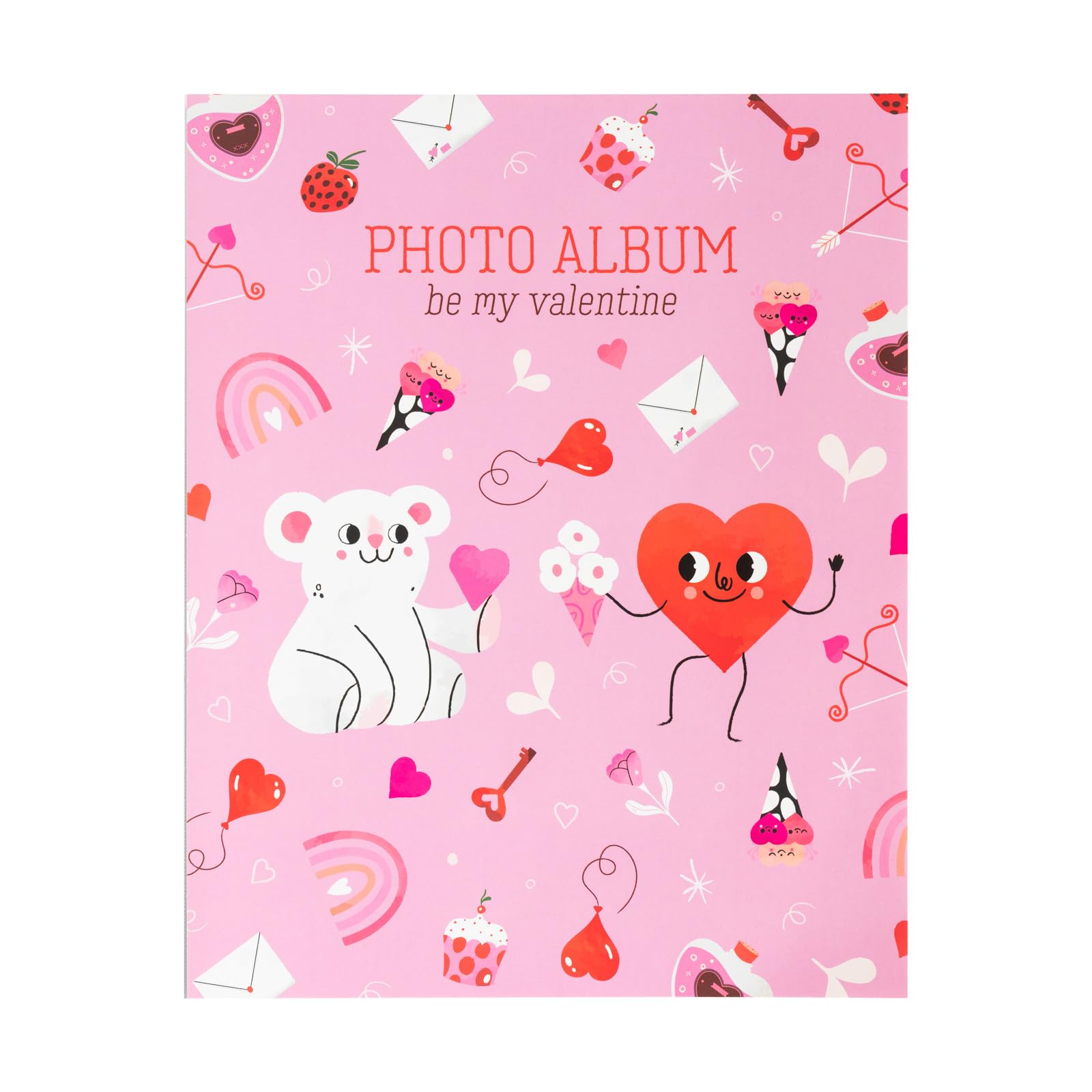 Grupo Erik Photo Album 7x5 - Be My Valentine | Soft Cover, 13x20 cm, 96 Pockets Photo Albums, Memory Book | Valentines Gifts Under 5 Pounds, Cheap Gifts For Women & For Men