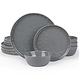 Famiware Mars Plates and Bowls Set, 12 Pieces