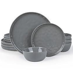 Famiware Mars Plates and Bowls Set, 12 Pieces