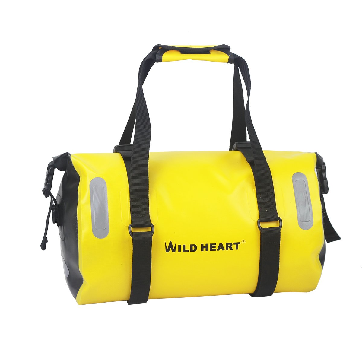 WILD HEART 18L Waterproof Rack Bag For Bicycle with Weld Seam,Shoulder Bag Backpack Professional Cycling Accessories (Yellow)