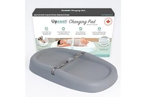 Upseat Baby Changing Pad, Non-Slip Grippy Design, Premium Cushioned Foam, Contoured for Comfort, Waterproof and Easy-to-Clean