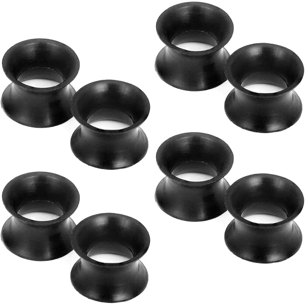 Tunnel D'Oreille En Silicone Et Acier Chirurgical 8-26mm - Double Flared, Neuf Avec Étiquettes