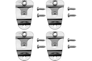 Jindizi Microphone Hook CB Radio Hanger Mic Clips,4 Pcs Car Hook,Screws Hand Hanger Mic Clips,CB Mic Clip Hook with Screws fo