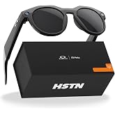 Meta Oakley HSTN Smart AI Glasses Black, Prizm Black Polarized | HSTN Shiny Black Prizm Polarized Transitions
