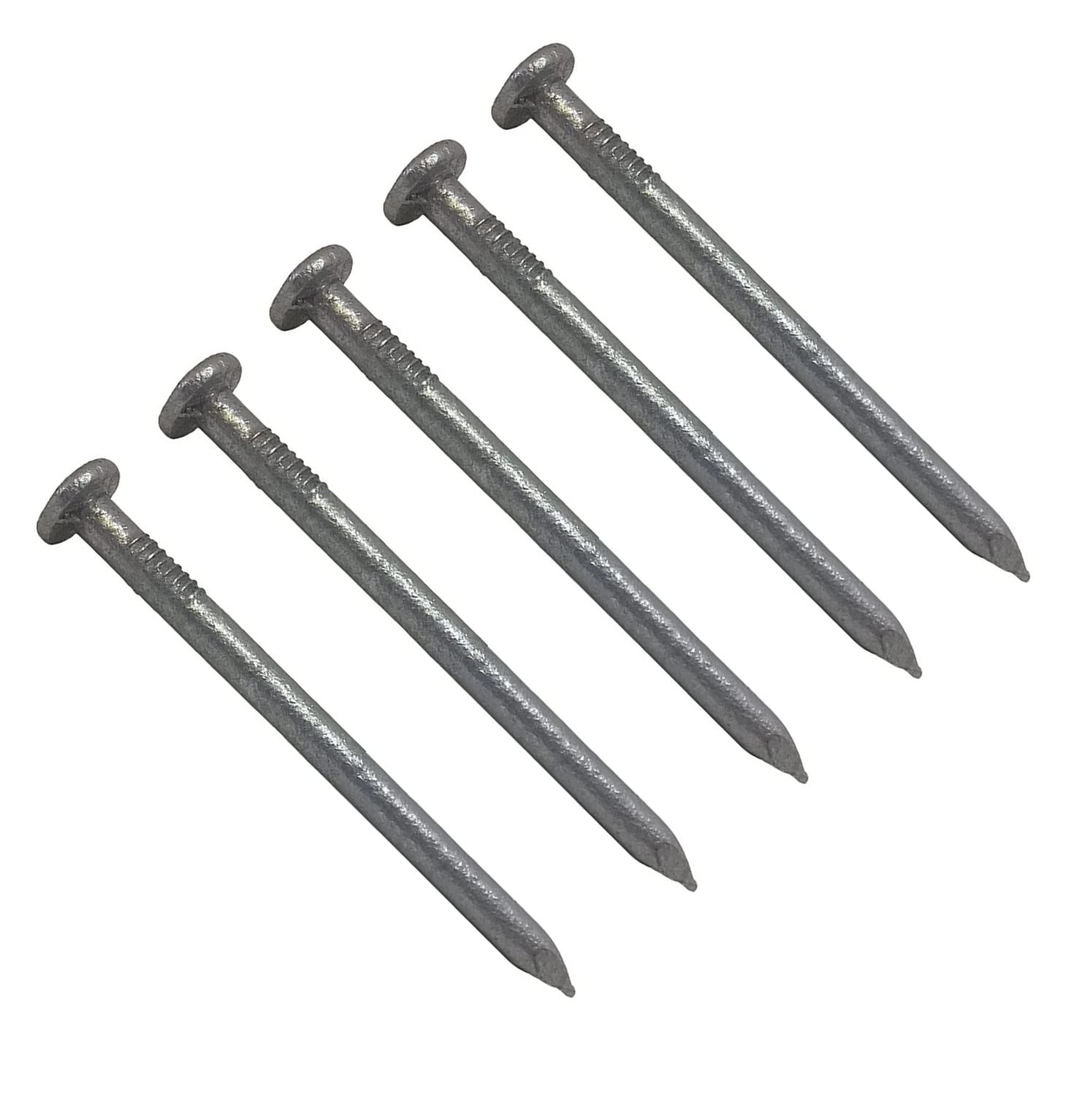 TERF® 40mm X 2.65mm Galvanised Round Wire Nails 40mm (1.5 inch) X 2.65mm Round Nail For Soft and Hard Timber Wood Joinery Construction Furniture Craft Decking