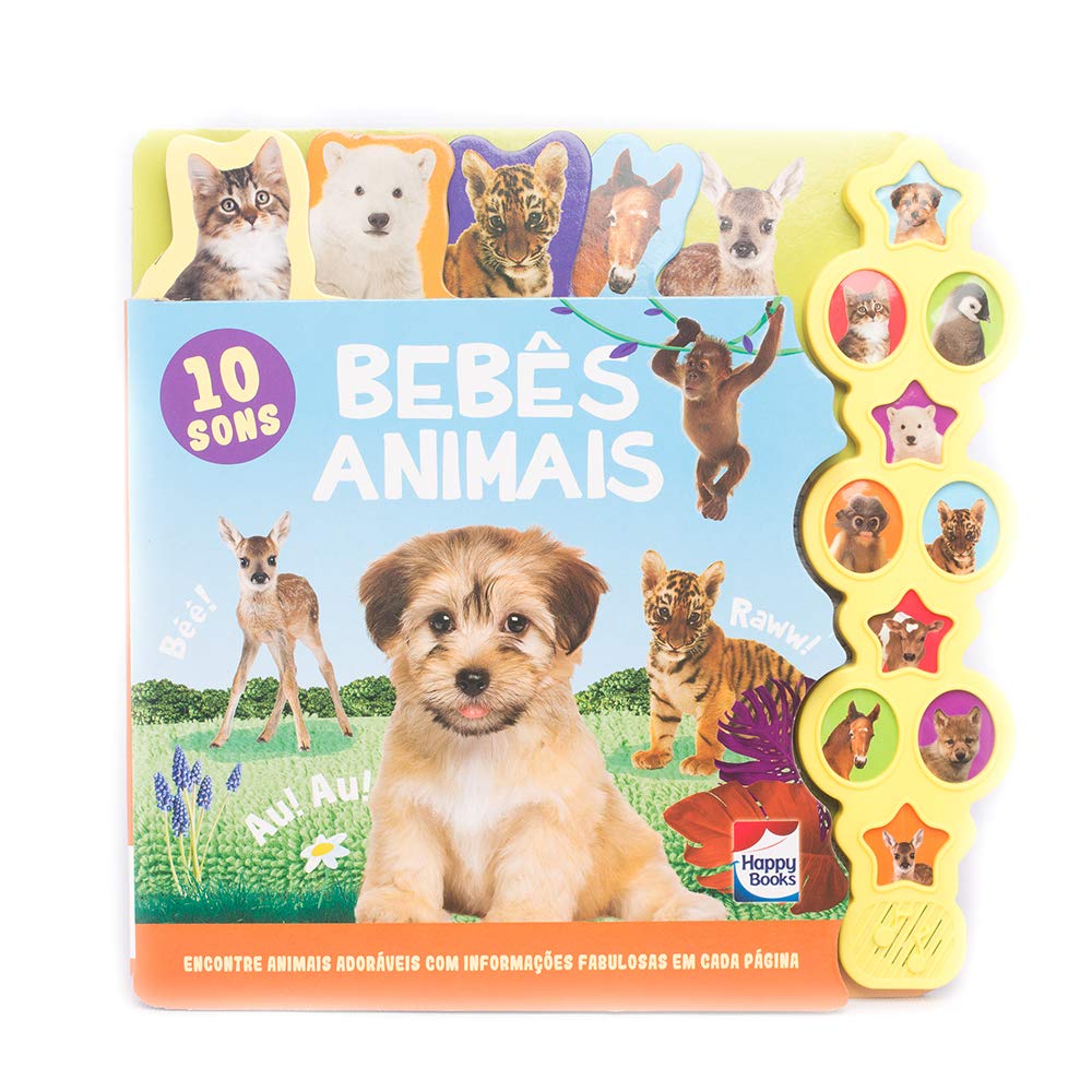 Livro com sons de animais para bebe Outlet