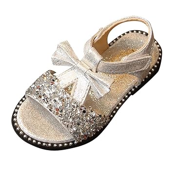 infant silver sandals