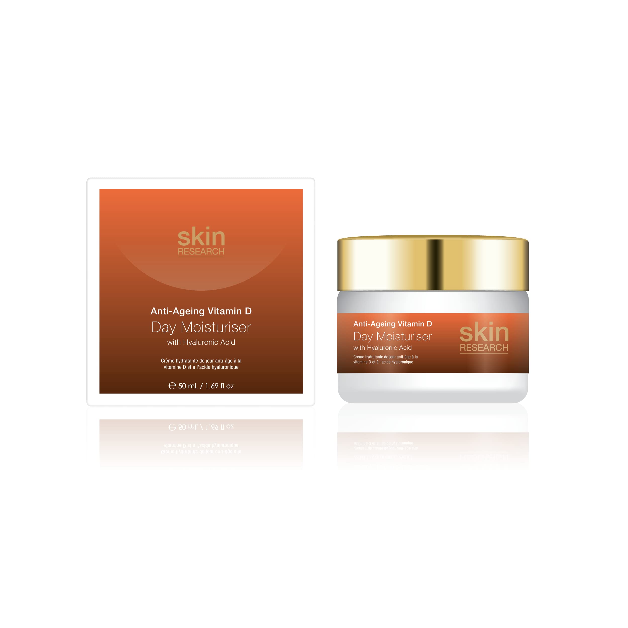 Skin Research Anti-Ageing Vitamin D Day Moisturiser with Hyaluronic Acid 50ml