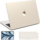 B BELK Compatible with 2026 2025 2024 MacBook Air 13 inch Case, [100% Official Color] Sturdy MacBook Air 13.6" M4 M3 M2 A3240 A3113 A2681 Laptop Hard Shell + Keyboard&Screen Cover, Starlight Clear