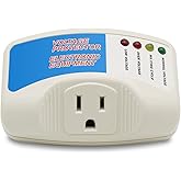 BSEED Surge Protector Home Appliance,Single Outlet Power Voltage Protector,Voltage Brownout Outlet Surge Refrigerator 1440 Watts,Voltage Brownout Plug Outlet, 1875W, 125V, 15A(1 Pack)