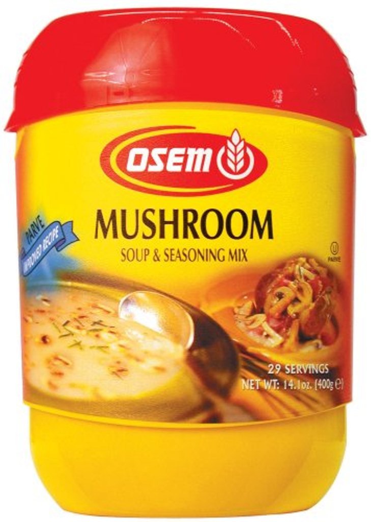 Osem Consomme Soup & Seasoning Mix, Mushroom (Kosher for Passover), 14.1 Ounce