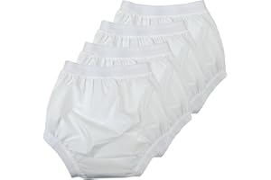 AQX Reusable Cloth Diaper Cover for Baby, Waterproof Plastic Underwear for Potty Training