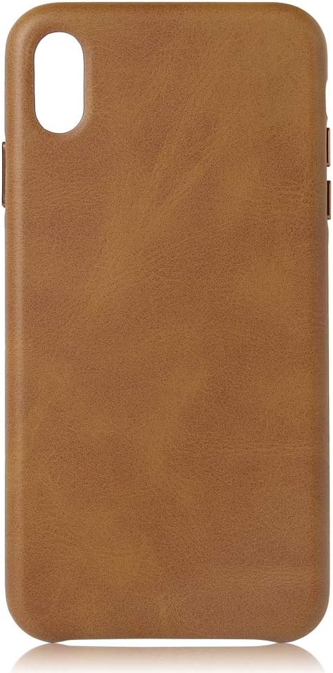 iPhone Xs Max Leather Case Exquisite Protective Case Premium Retro Premium Simulated Leather Back Cover Compatible with iPhone Xs Max …