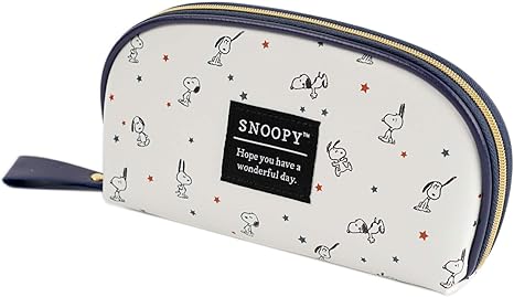 Amazon Co Jp パール メガネケース スヌーピー ポーチ ホワイト ファスナー式 クロス 付き ホッピング ホーム キッチン