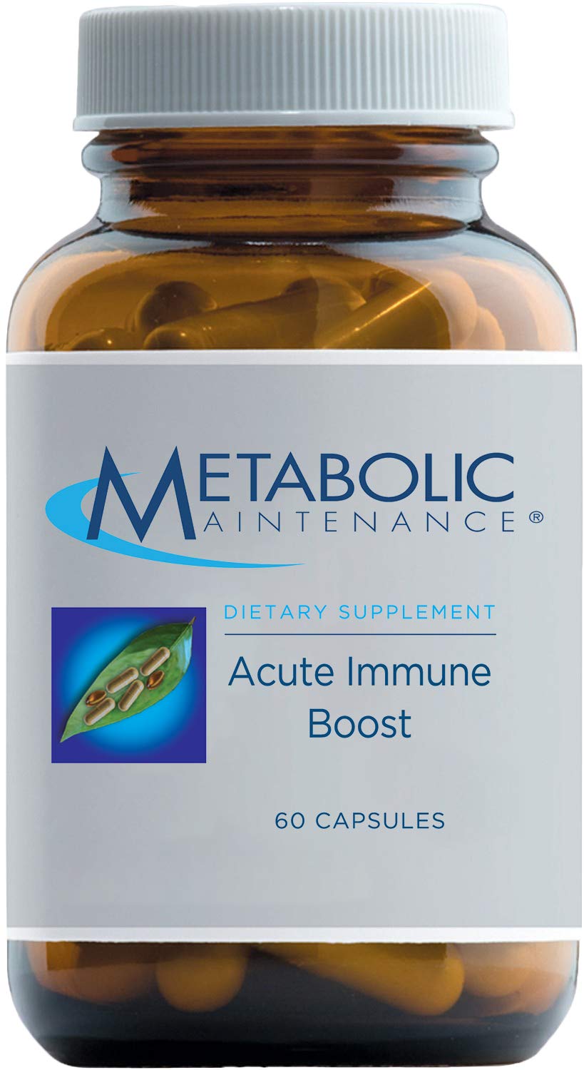 Metabolic MaintenanceAcute Immune Boost - Immune Support Supplement with Vitamins D, C, Zinc - Elderberry Herbal Blend with NAC to Help Support Upper Respiratory Health (60 Capsules)
