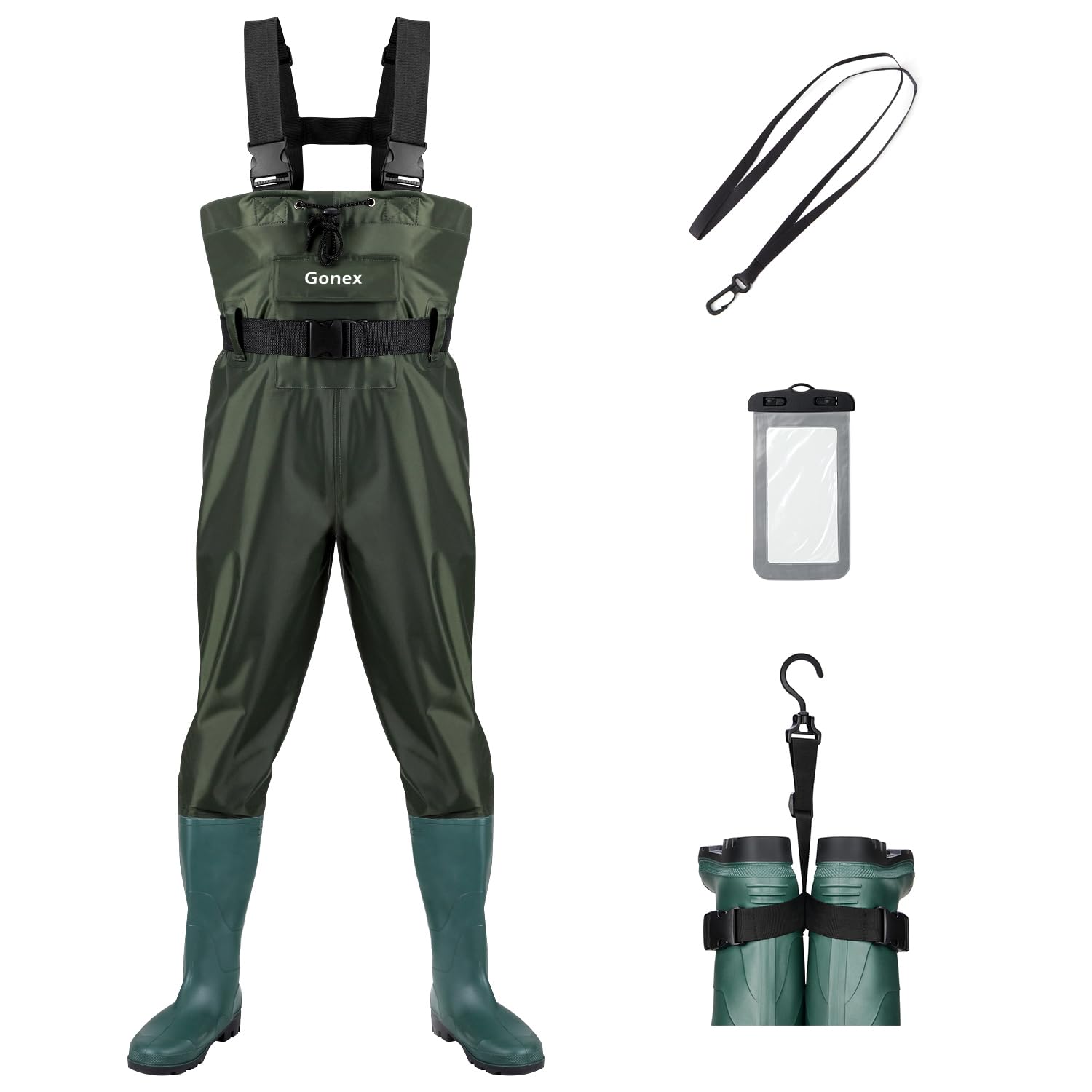 Gonex Chest Waders Hunting Fishing Waders for Men