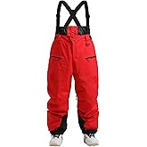GSOU SNOW Men Snow Bibs Women Baggy Ski Pants Snowboard Overall Insulated Waterproof Windproof Warm Winter