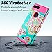 Iphone 7 Plus Case,AnnBay Anti-Scratches Drop Protection Soft TPU Armor Slim Shock Resistant PC Flexible Durable Bumper Cover Protective Case for Apple iPhone 7 Plus (Totem Pink)