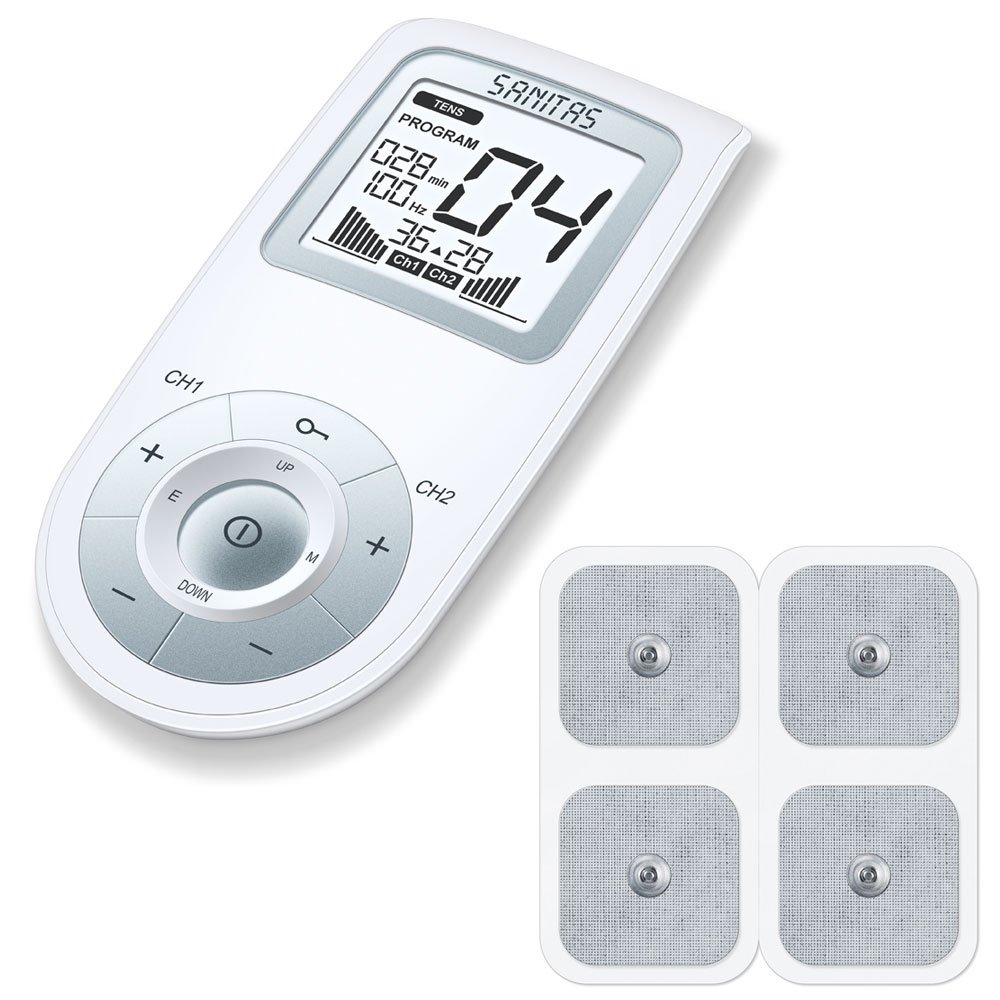 Sanitas Bienestar Dispositivo de electroestimulación blanco