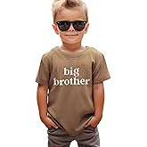 SANIXJOO Big Brother Shirt Toddler Baby Boy Promoted to Big Brother Announcement Tshirt Kids Short Sleeve Clothes