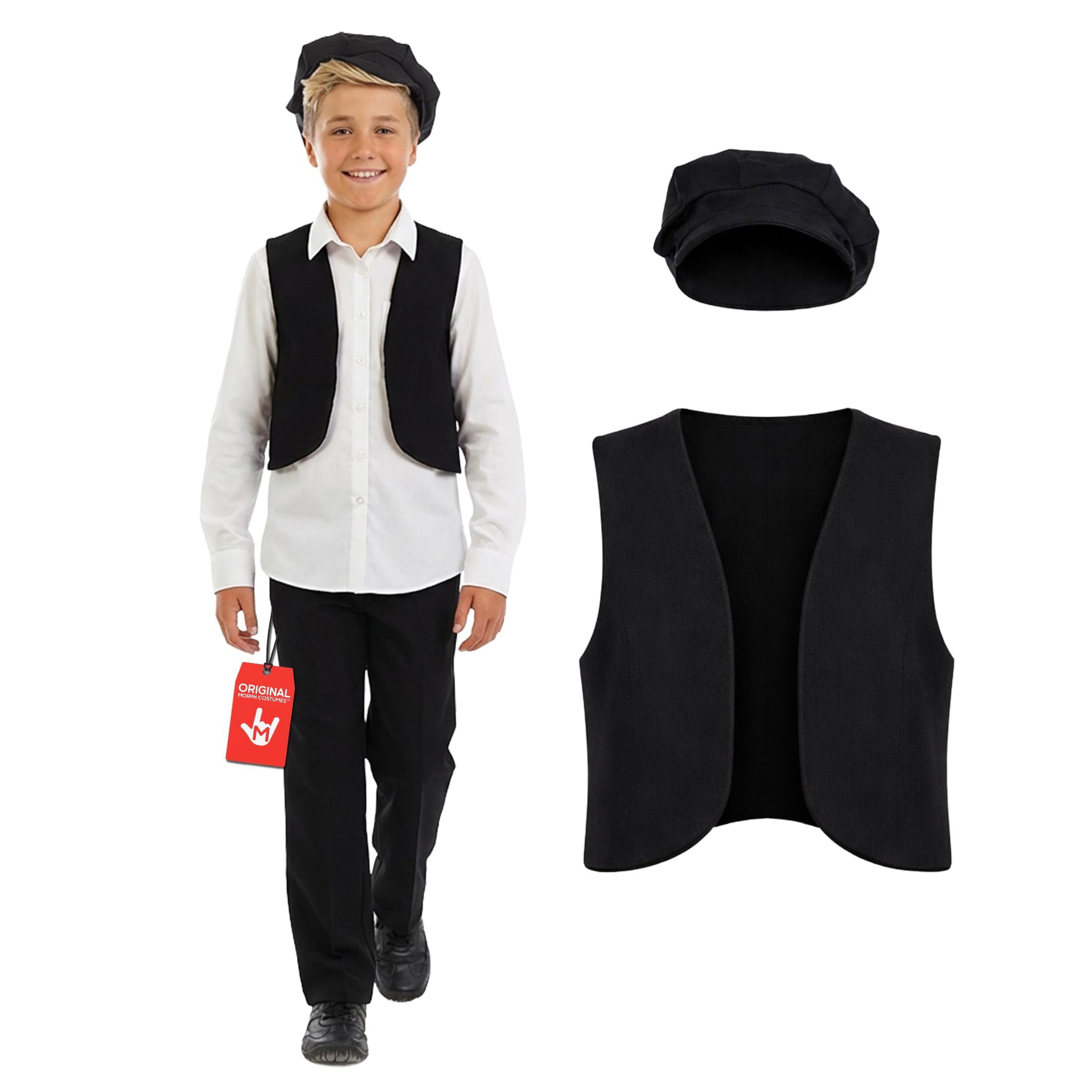 Fun Shack Victorian Costume Boys, Boys Victorian Costume, Tudor Costume for Boy, World Book Day Costumes for Kids, Small