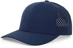 kozinu Quick Dry Baseball Cap Curved Brim Snapback Hat Laser Cut Mesh Ball Cap Golf Ball Cap for Men Women